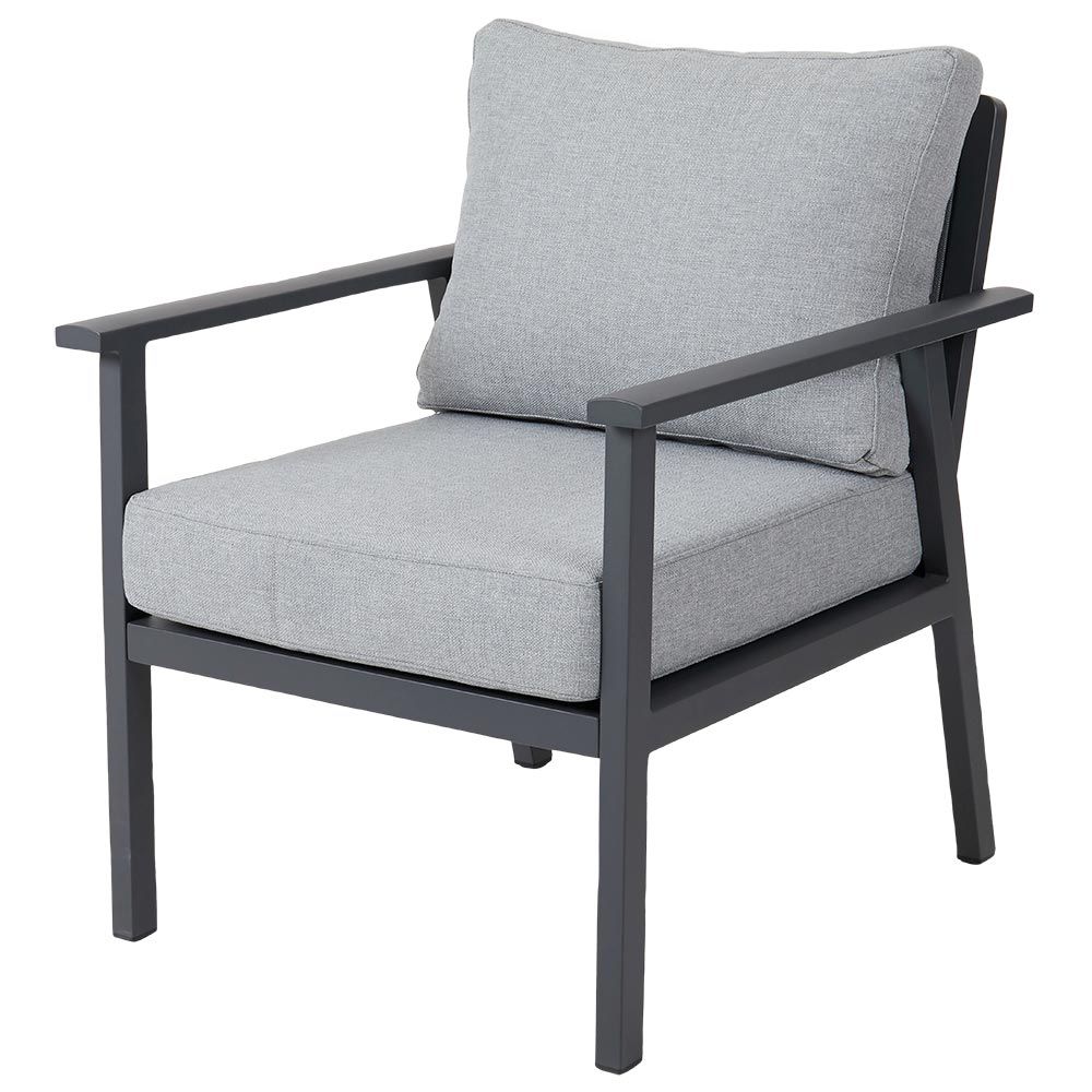 Samvaro armchair anthracite / grey