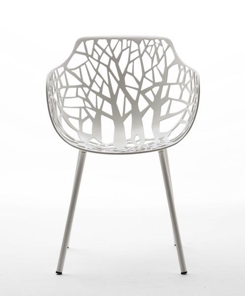 Forest armchair White