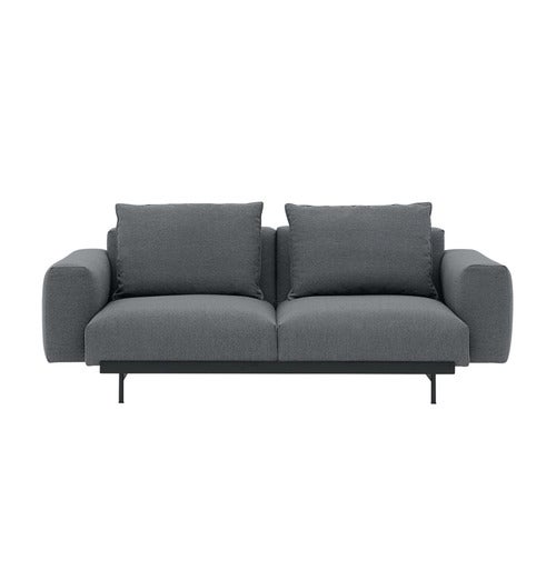 In Situ 2-seat modular sofa Config 1 - Ocean80/Black