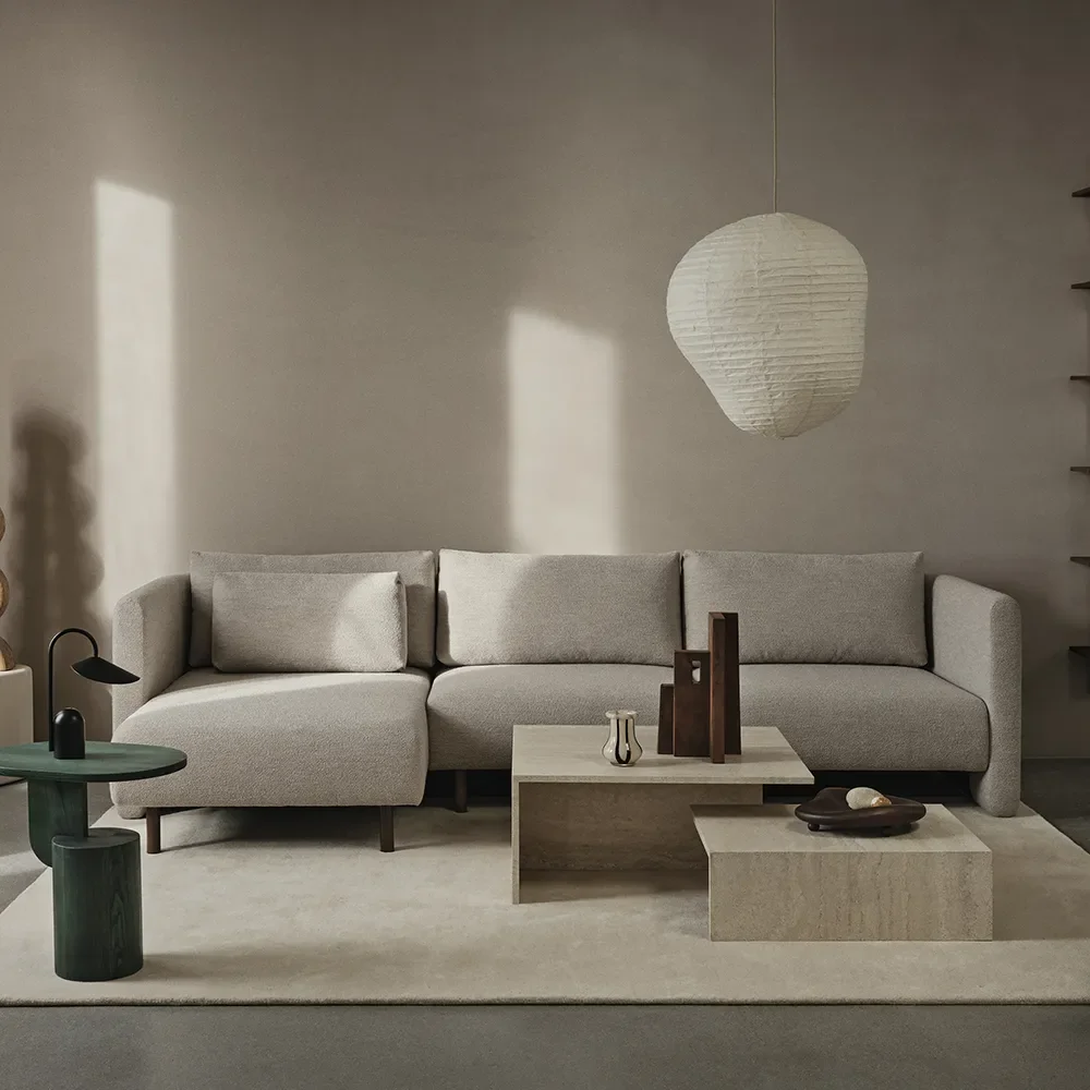 Distinct Grande Duo Tables - Travertine