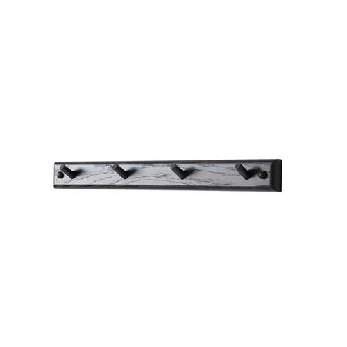 Cora Hook strip 49 cm Black stained Oak