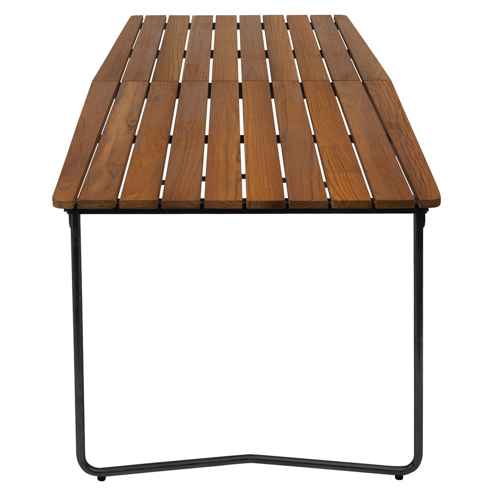 Dining table B31 230 Untreated teak / black frame