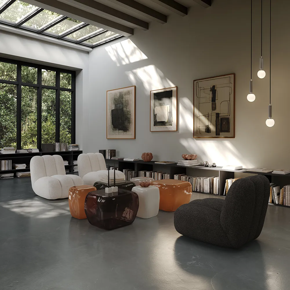 Toe Armchair - Deep Taupe