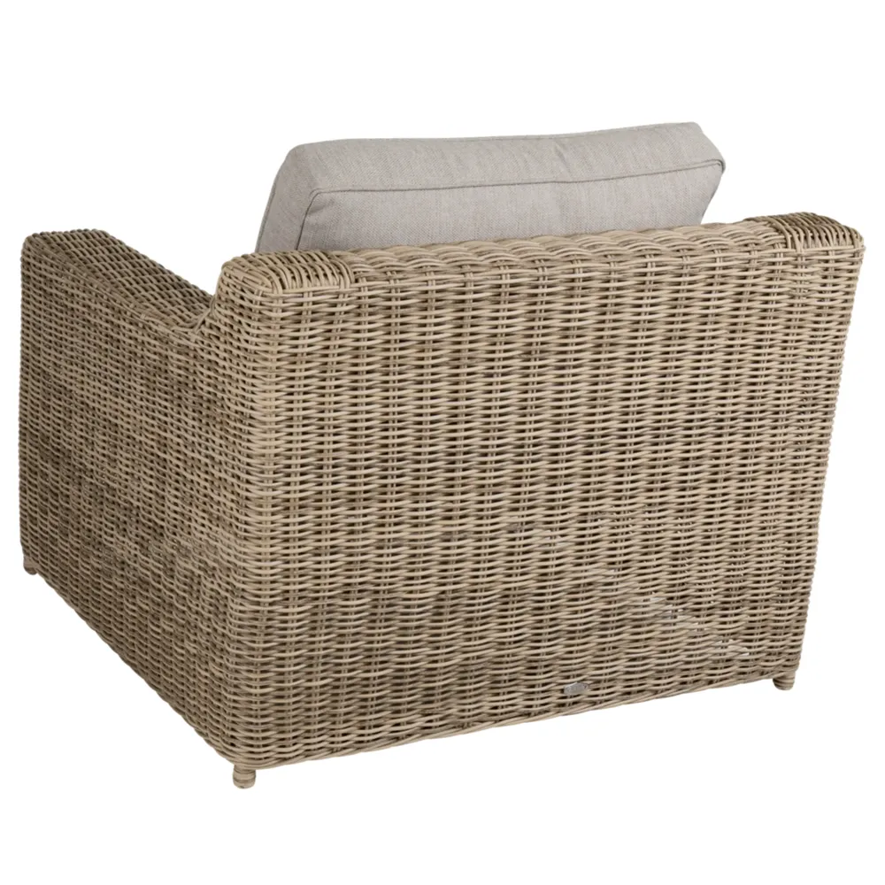 Glendon armchair rustic rattan