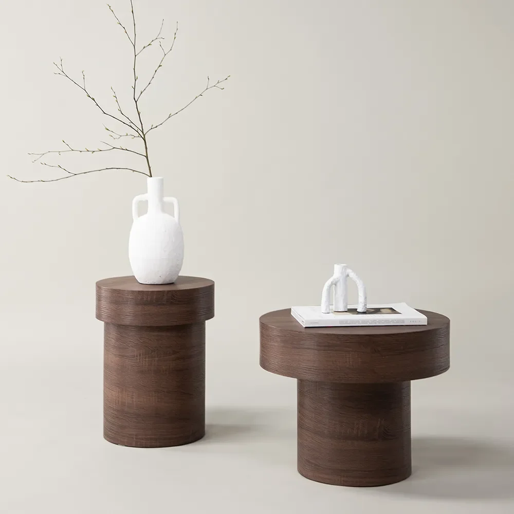Malung Side Table Ø50 cm Brown