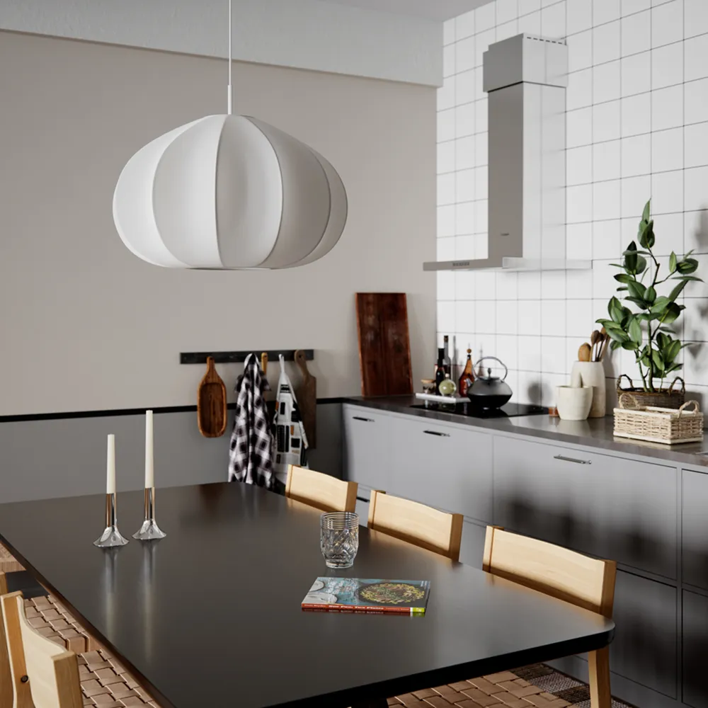 Ebba ceiling light Ø60cm white