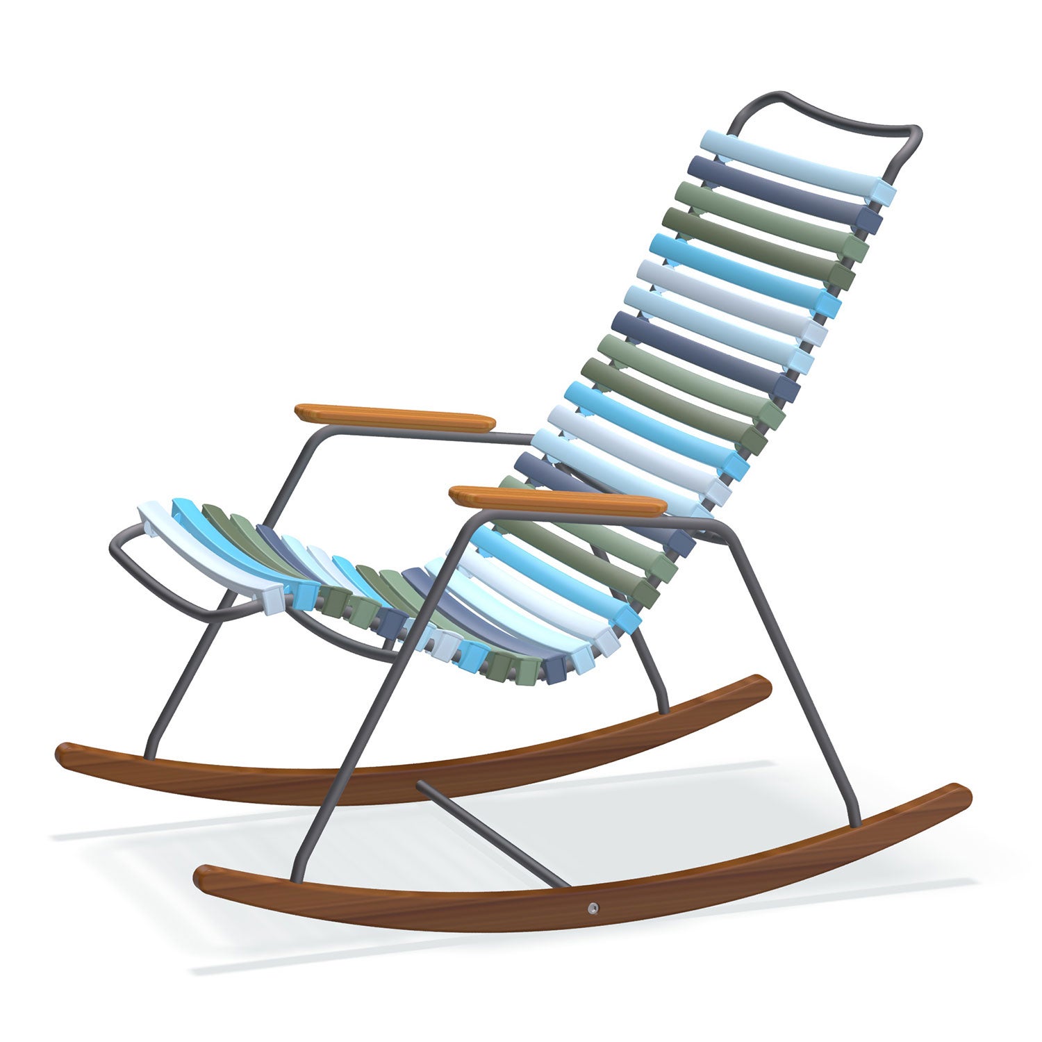 Click rocking chair child multi colour 2 bamboo
