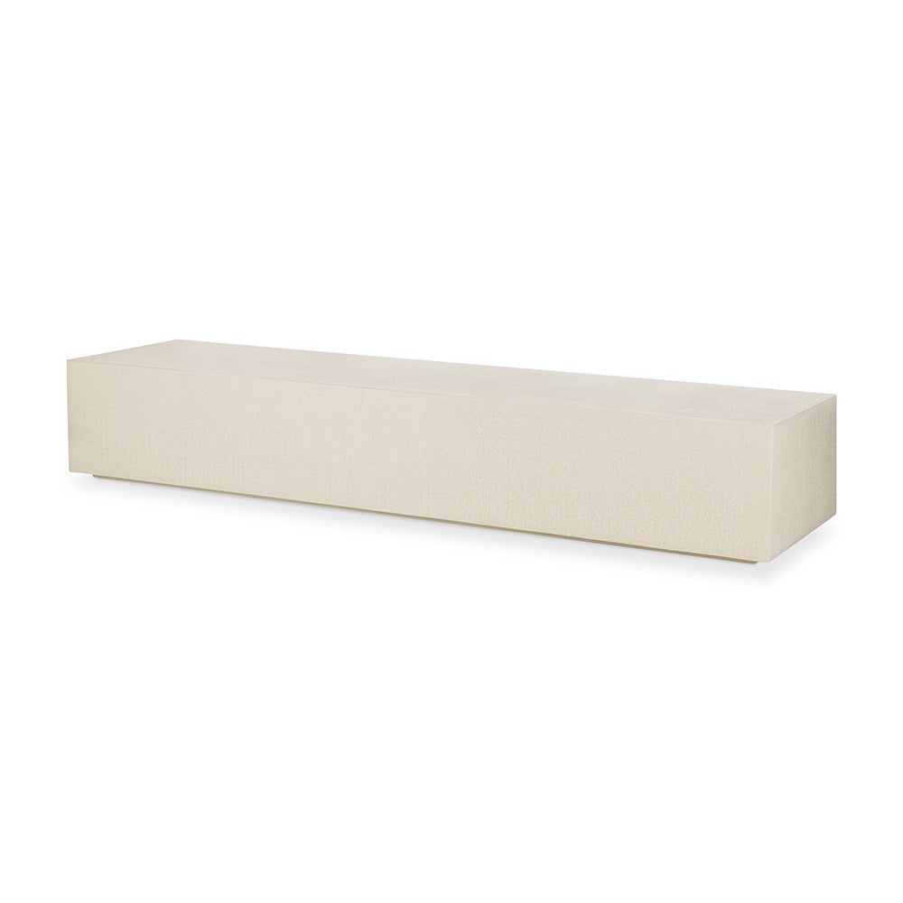 Elements Floor Shelf/Bench - Off White 180x45x30 cm