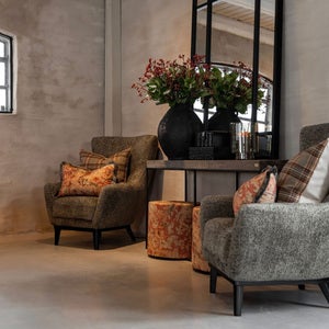 Russel fabric armchair-Vega forest