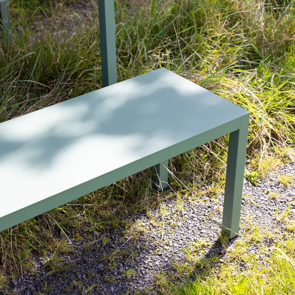 Aria bench sage green