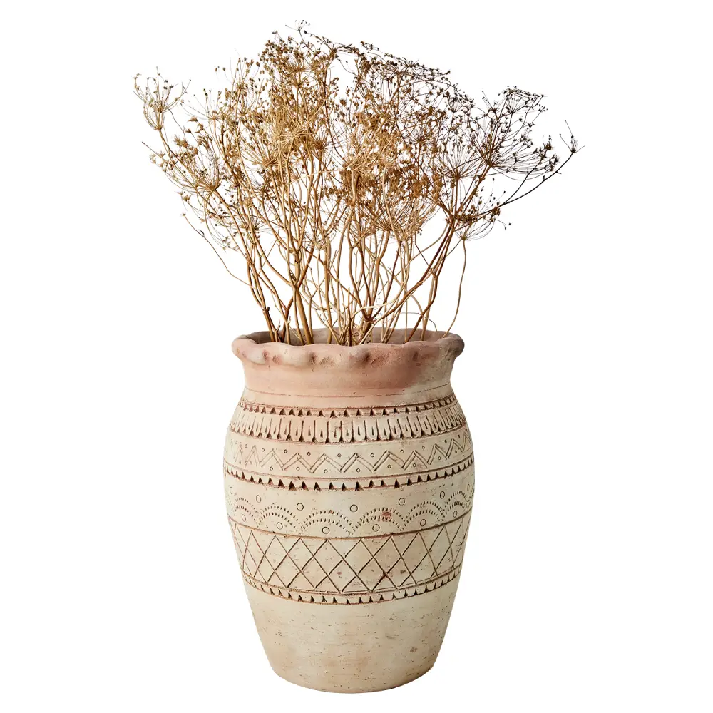 THEO Urn terracotta 33 cm