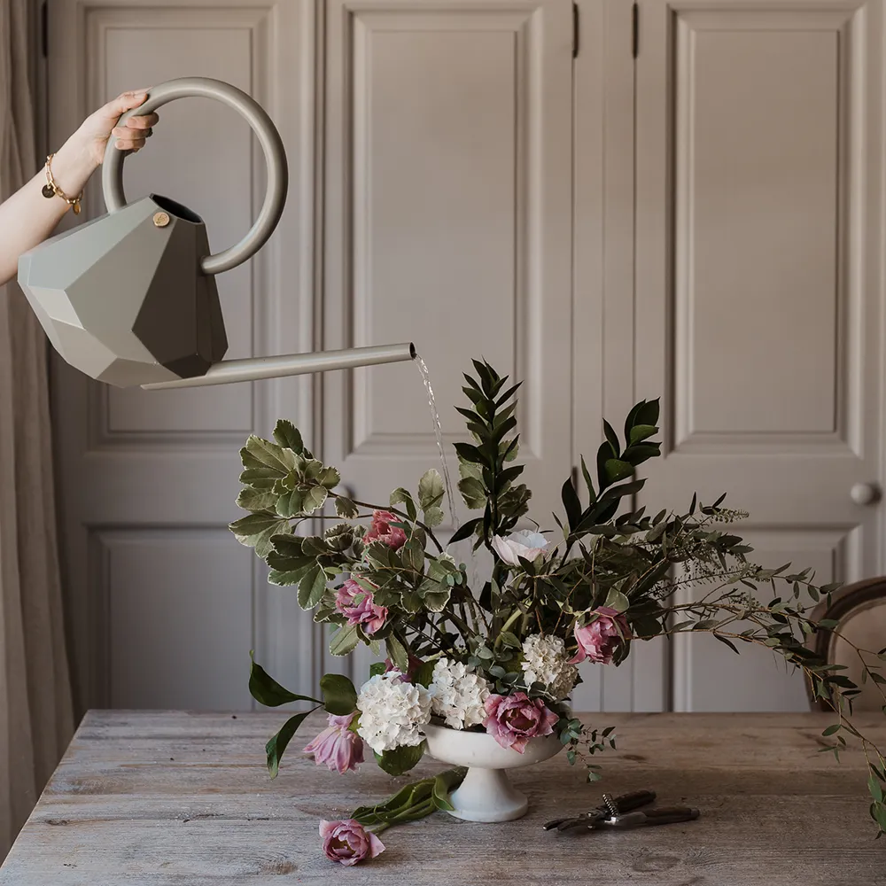 Diamond Watering can 8L Eucalyptus