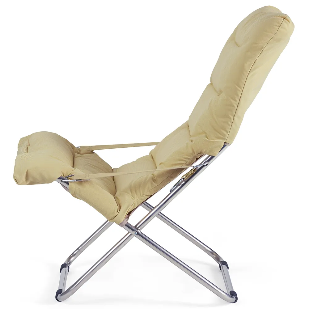 Fiesta soft sun lounger dusty yellow