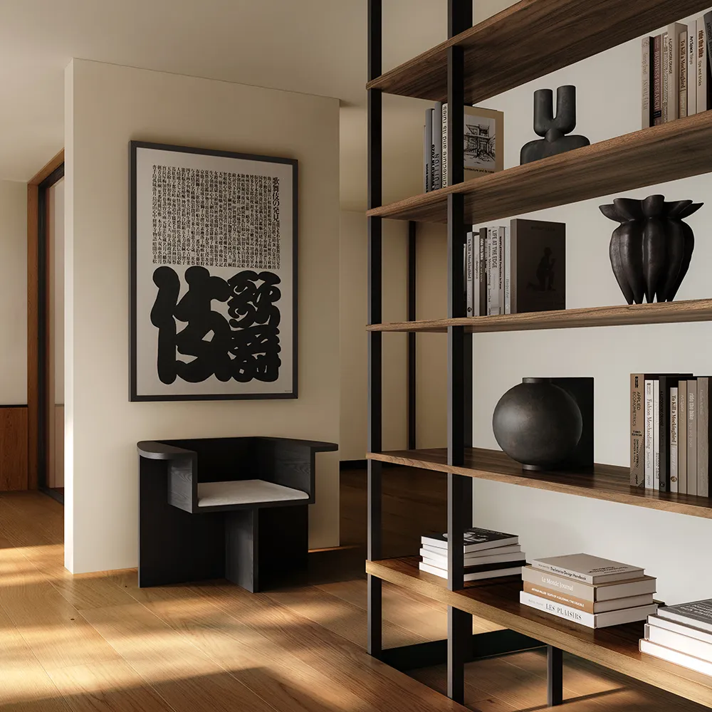 Brutus Lounge Chair - Coffee Black Oak