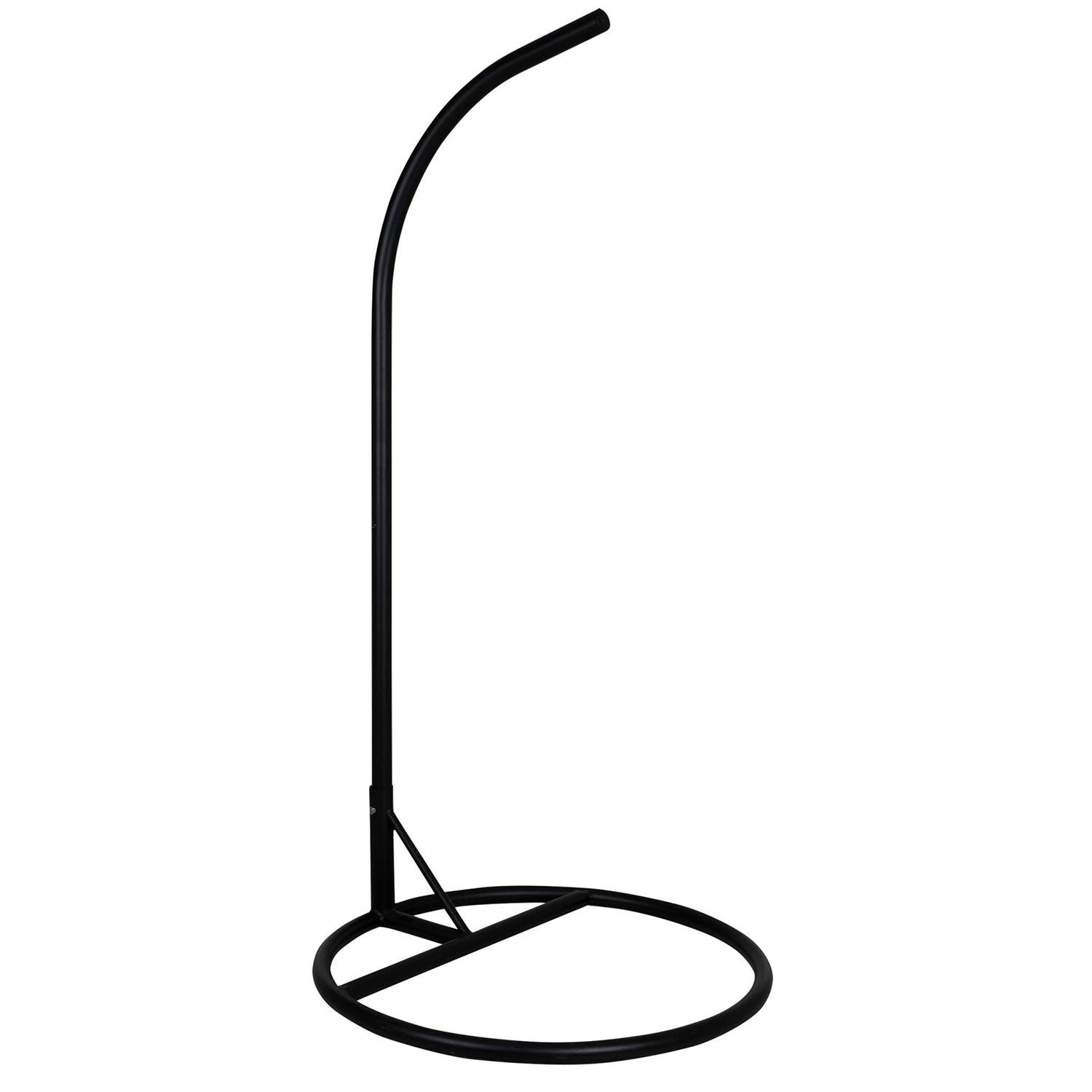 Veranda stand hanging swing black