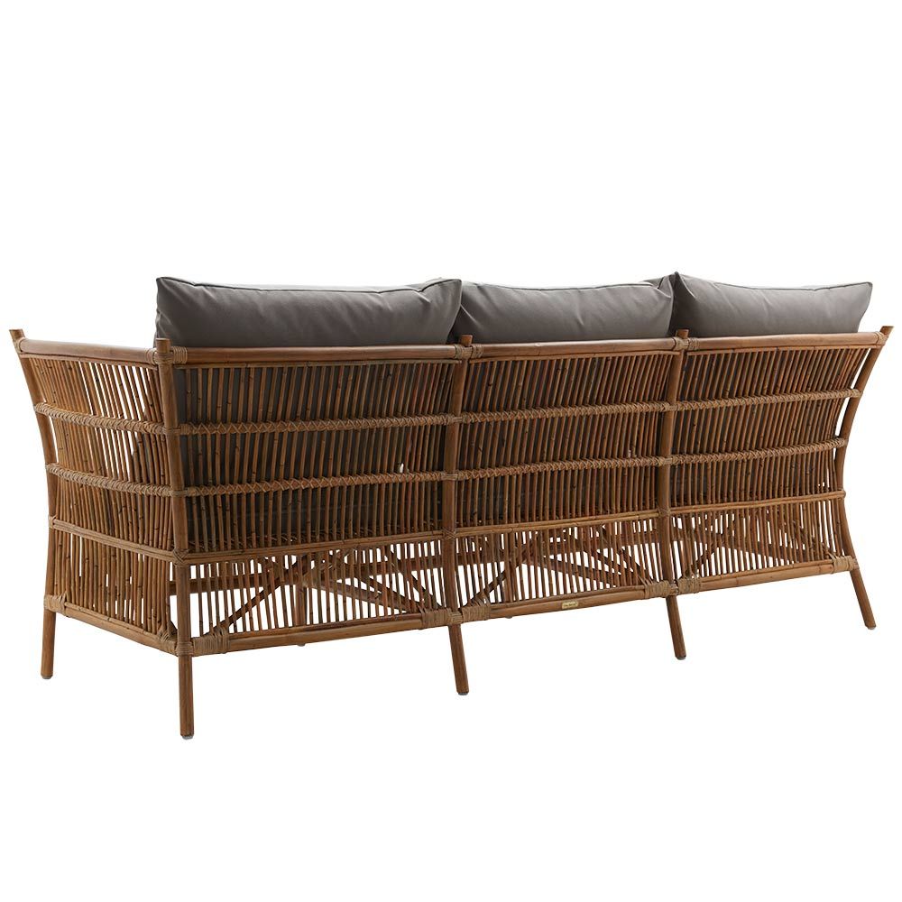3-seater sofa Donatello Rattan Antique