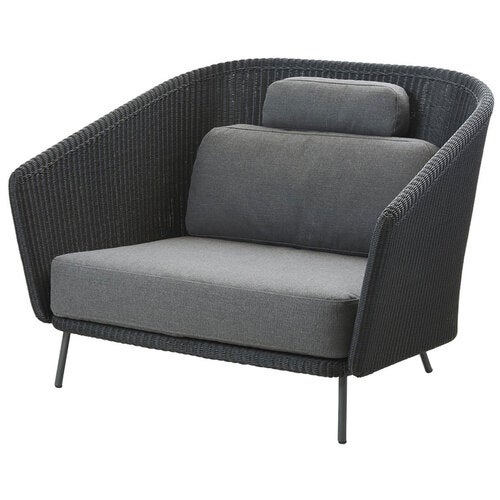 Mega Lounge Armchair Graphite incl. Airtouch Cushion Set