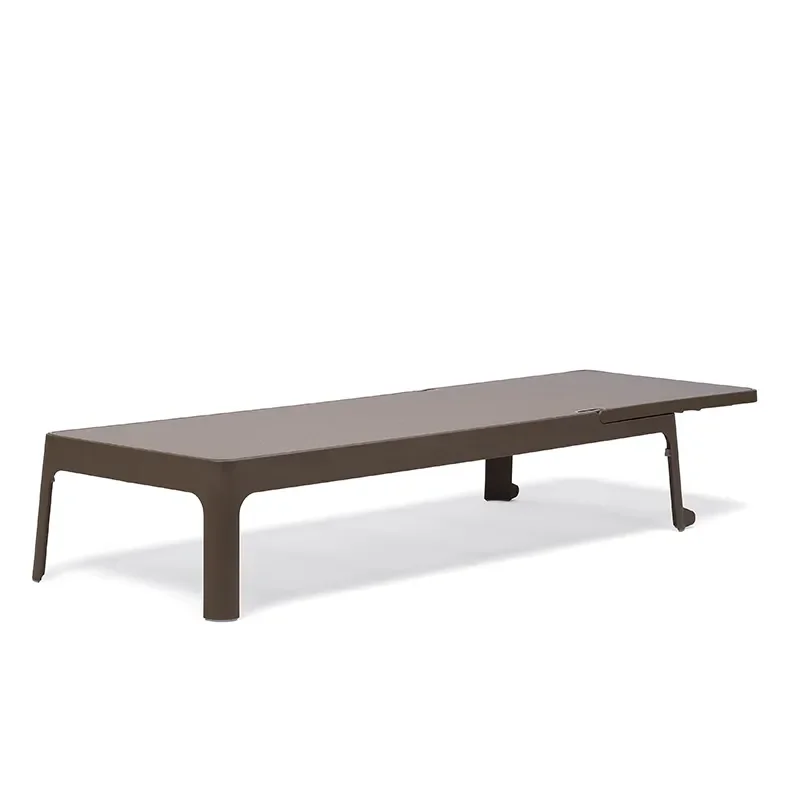 Plano sun lounger Tabacco - Castagno 