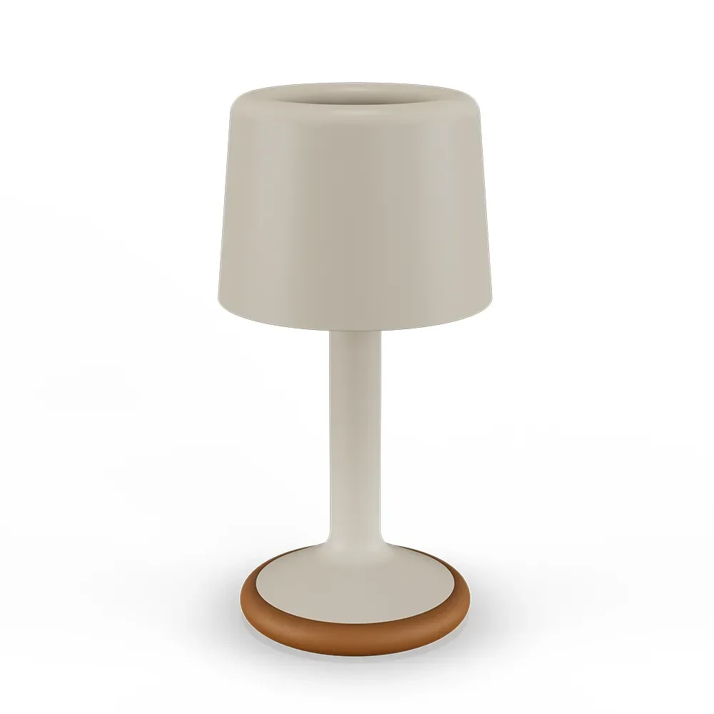 Portable solar cell lamp Luu Beige