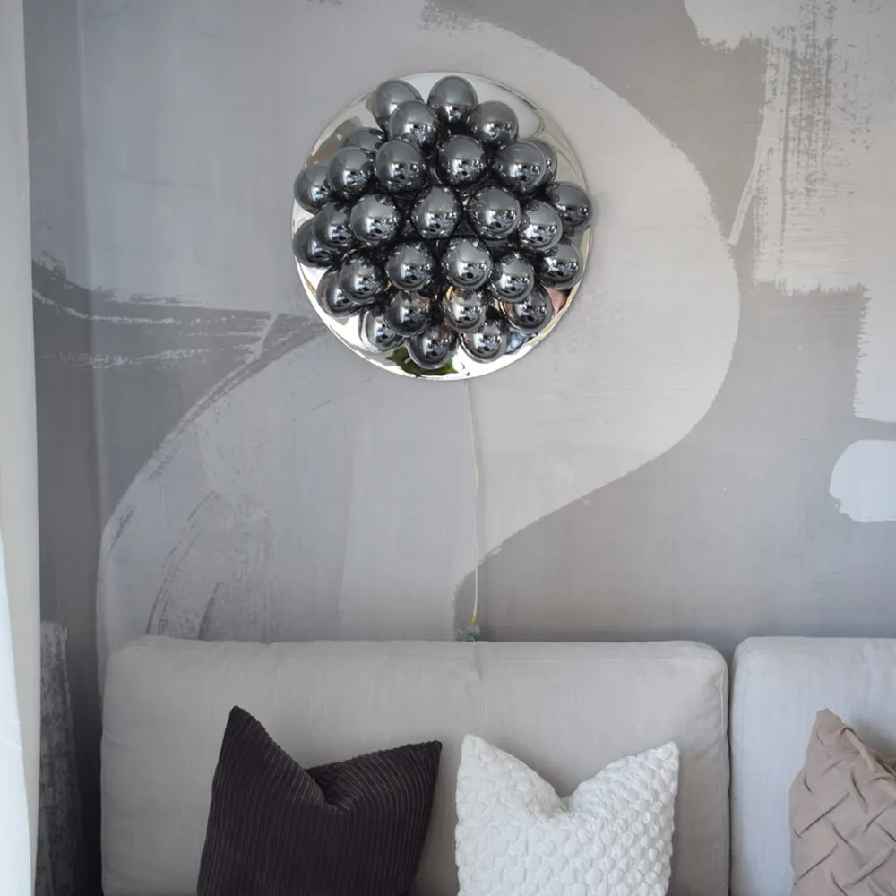 Gross wall lamp Ø60cm Smoke grey