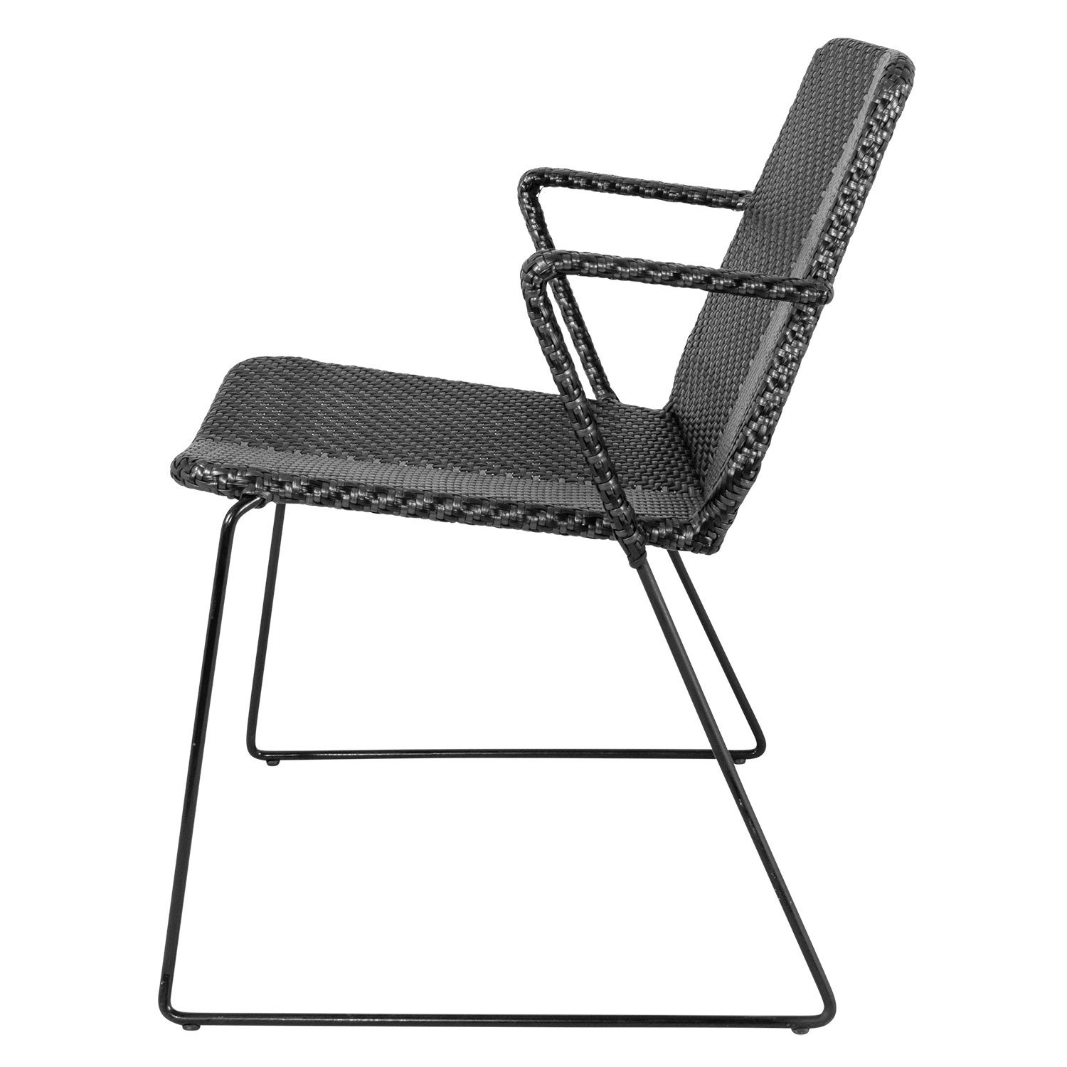 Vision Armchair Black Porcelain