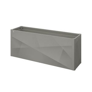 Cultivation bed 2 x 0.5 X-Design metallic quartz grey