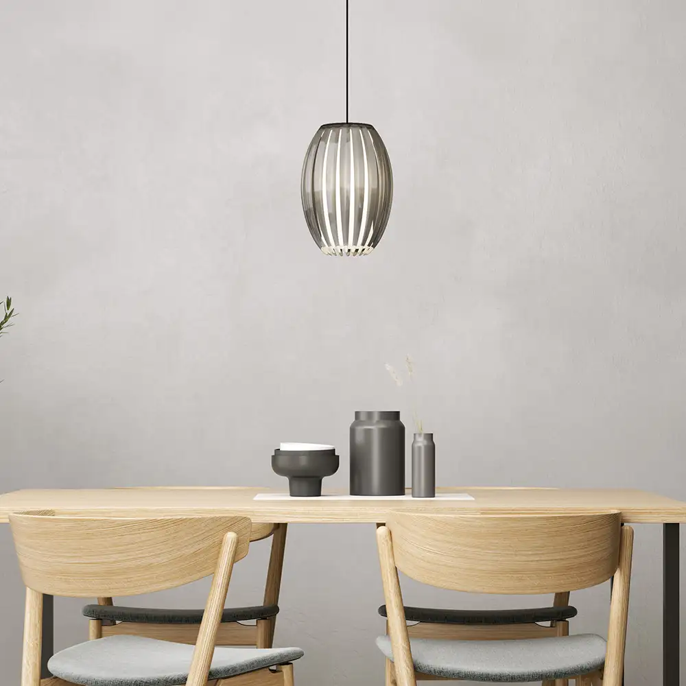 Tentacle Pendant M Black/Smoke E27