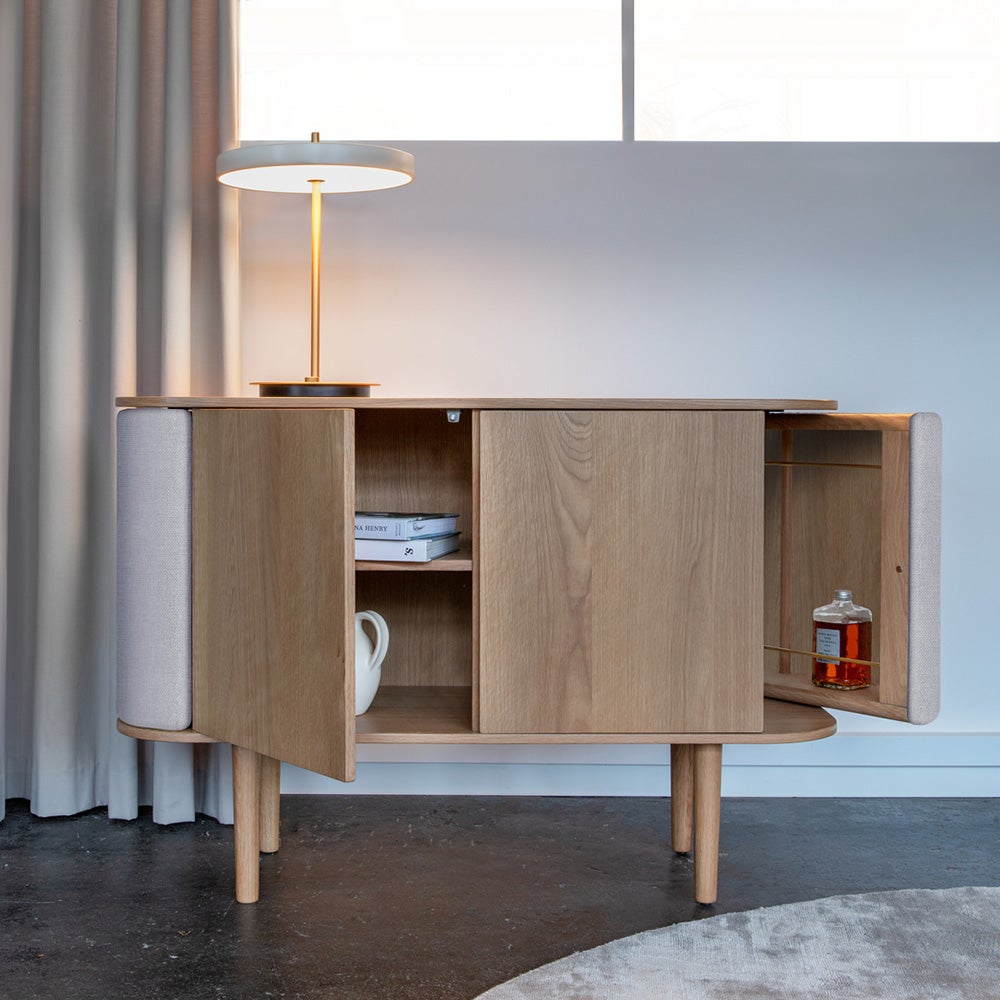  Treasures 2-door cabinet Oak/white sands