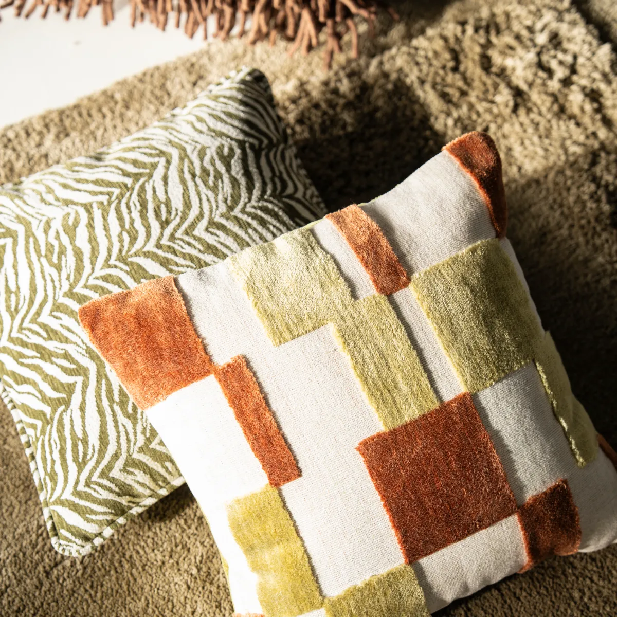 Decorative Cushion Tigra Green 45x45 cm