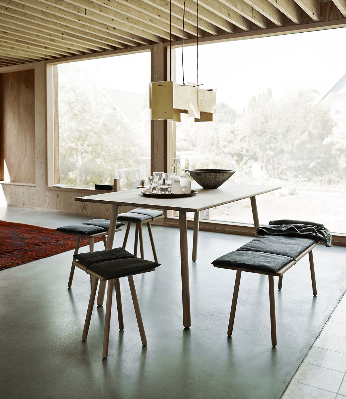 Georg Bench 124X38 cm Oak