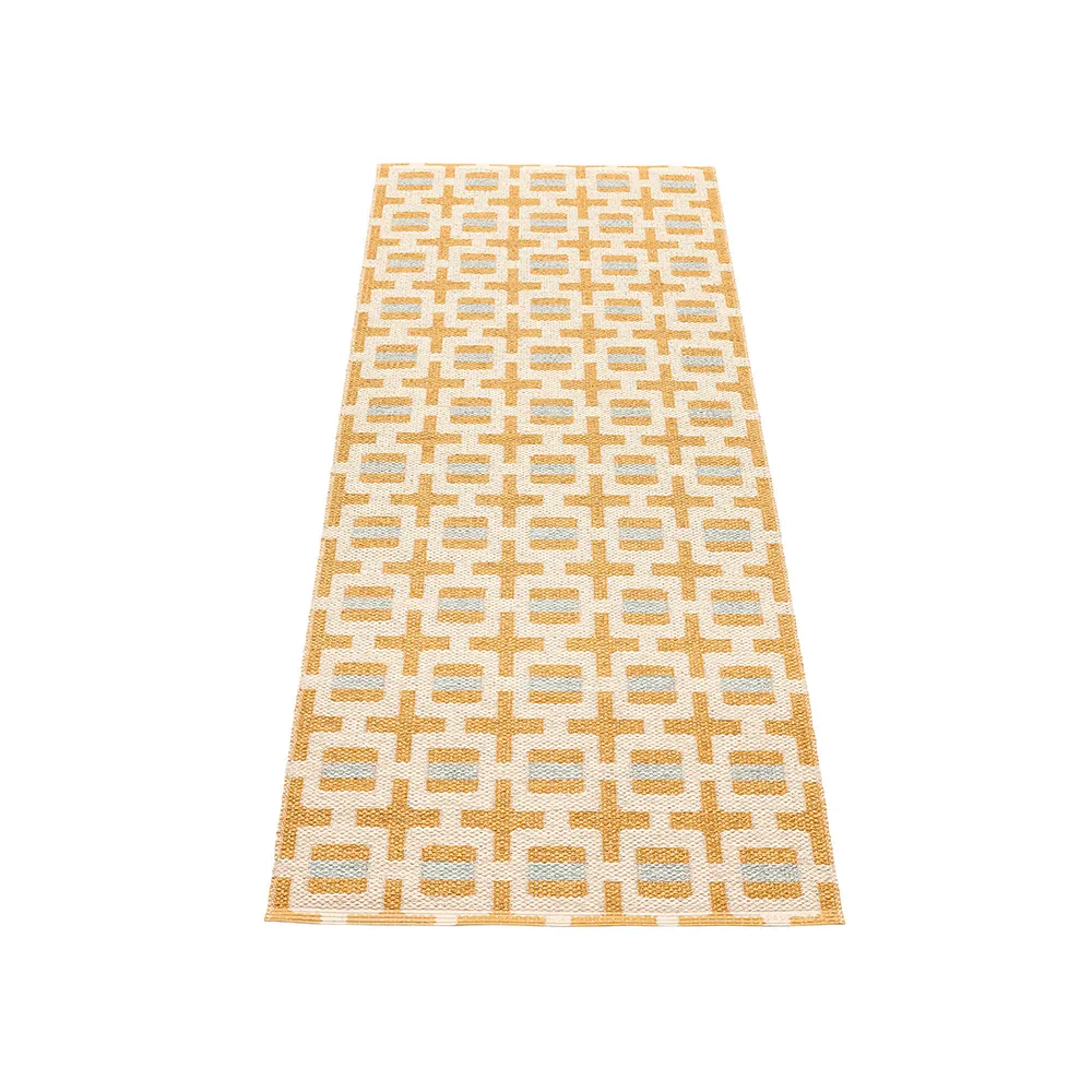 Tom rug Ochre/Cream/Sage 70 x 180 cm