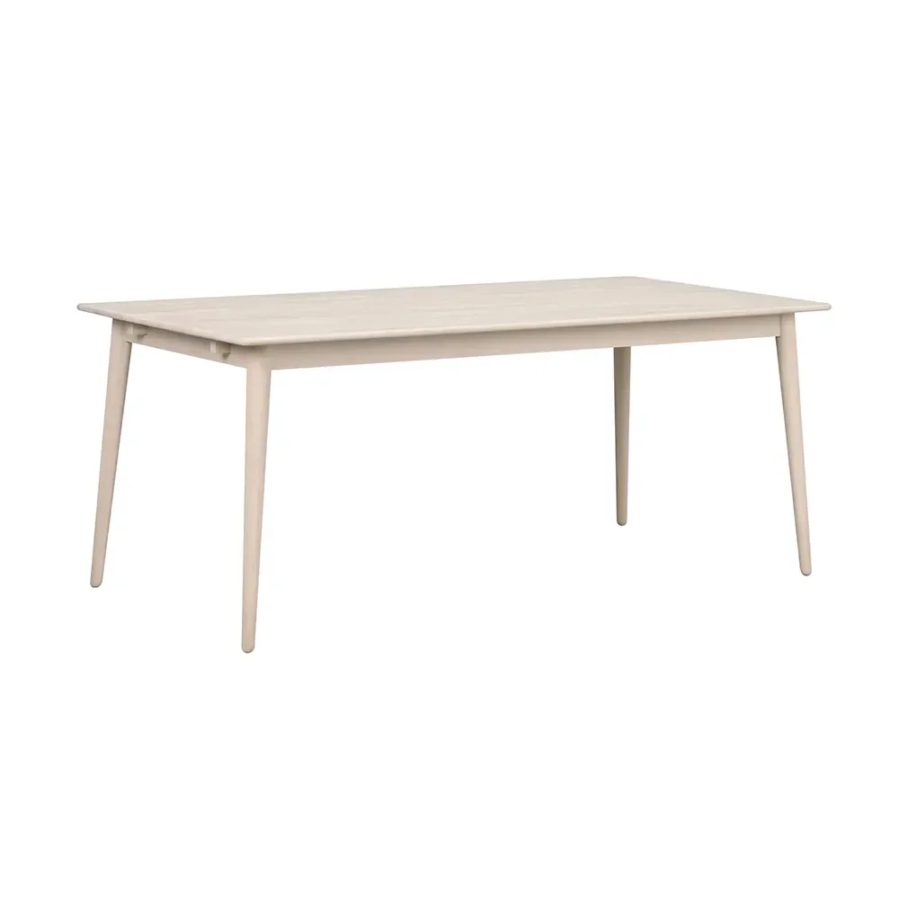 Tyler dining table 180x90 cm white pigmented oak