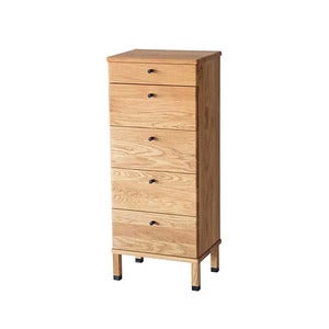 Cora Dresser Tall Lacquered Oak
