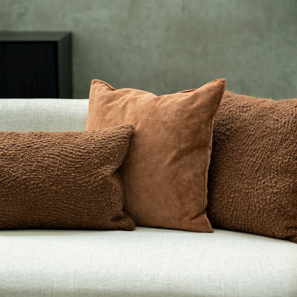 Velvet Cushion cover Cinnamon 50x50 cm