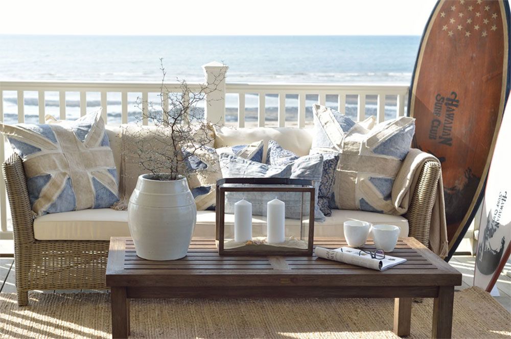 Surf Board Decoration Java Oak