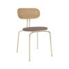 Curious Dining Chair Oak/Brass Monrose