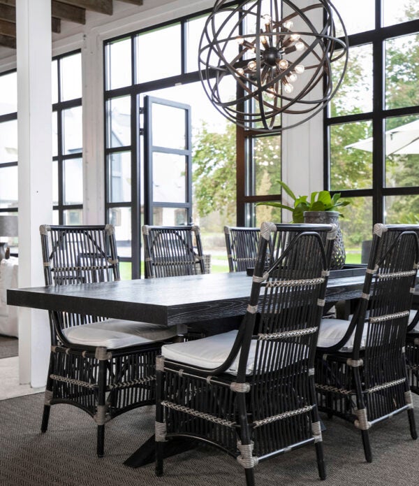 Columbus Diningchair Black excl. cushion
