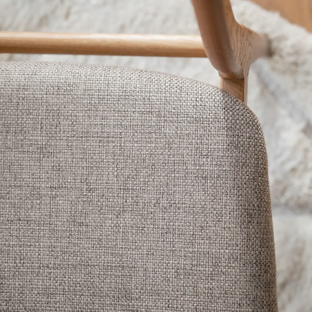 Rodham chair oak/gray-beige