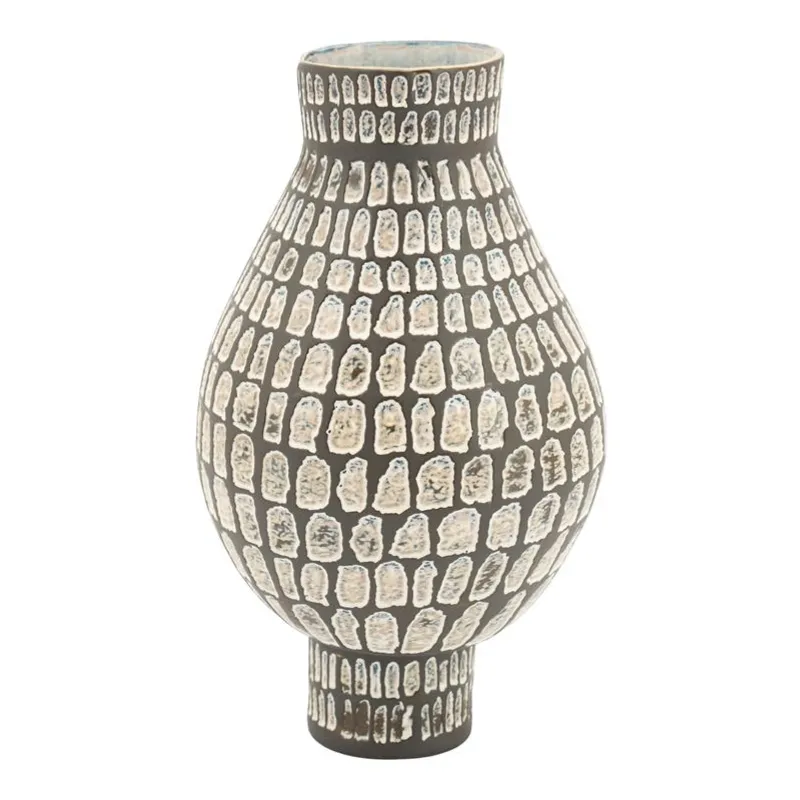 Isoko large Vase 23,5x23,5x40,5 cm Earthenware Brown