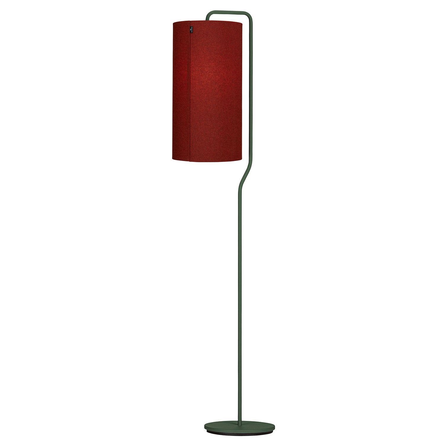 Pensile Floor Lamp Bottle Green Excluding Textile Shade