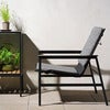 Soro armchair Black / Teddy ant