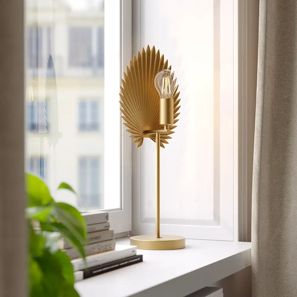 Aruba table lamp H55cm Matt gold