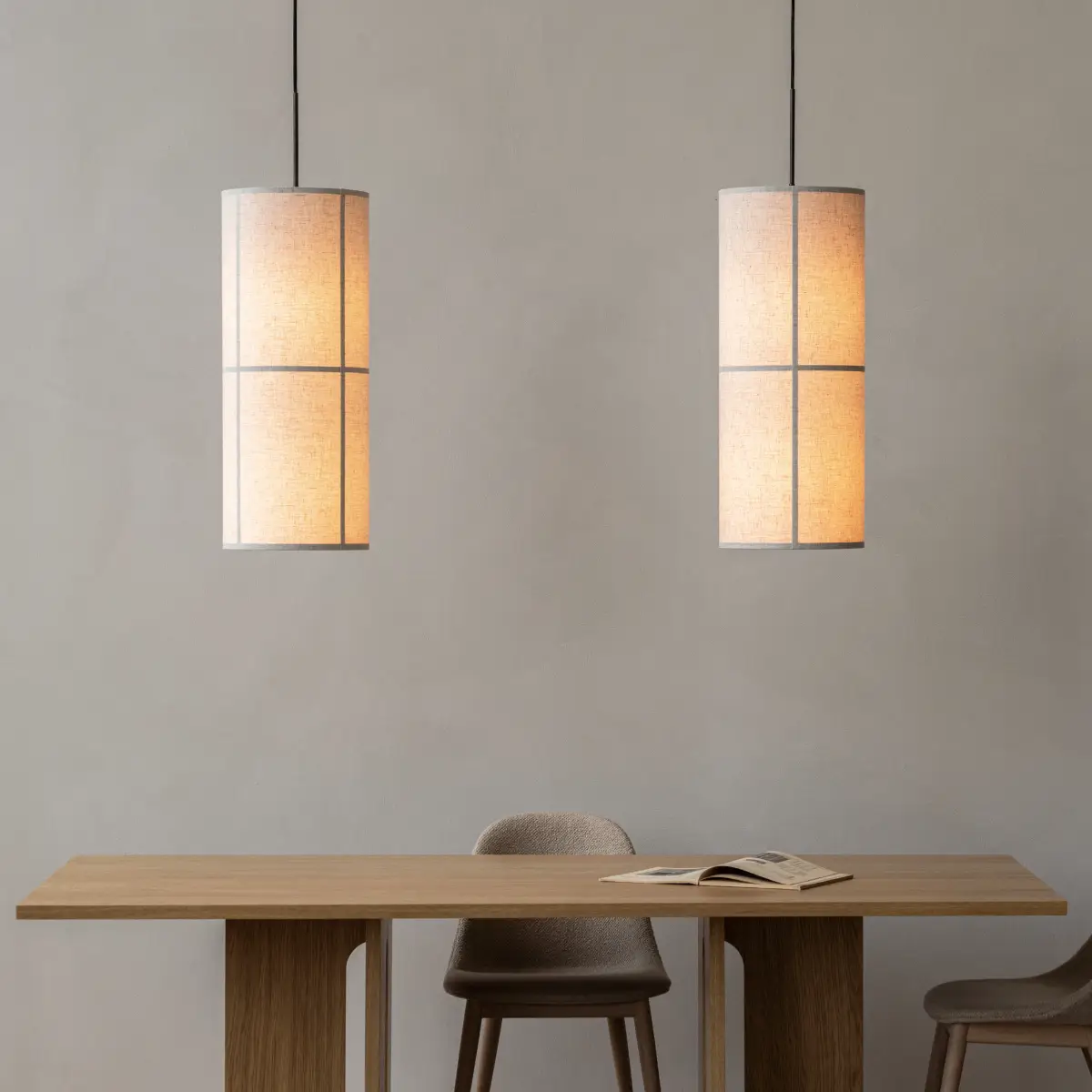 Hashira Ceiling Lamp Single Large Raw