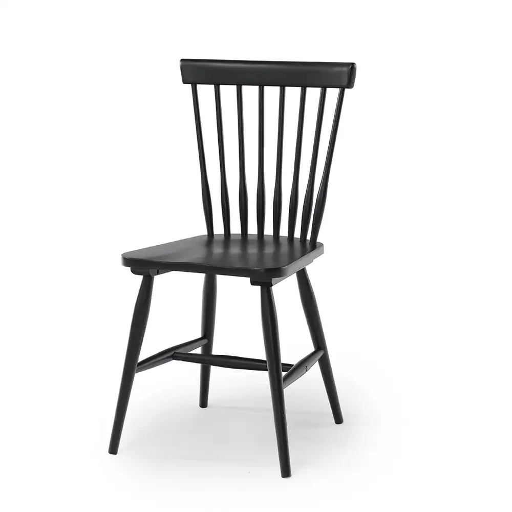 Birka Dining Chair black lacquer 2-pack