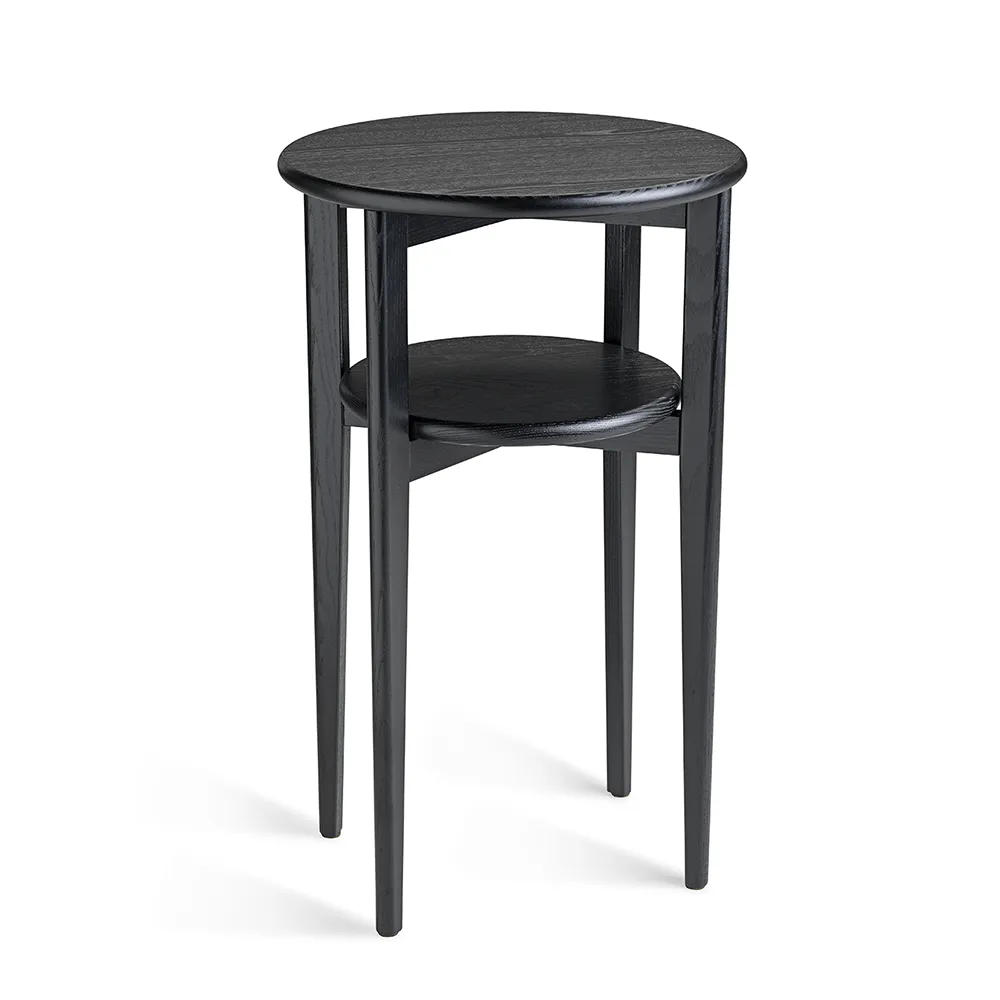 Mira Bedside Table Black Stained Ash