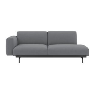 In Situ 2-seat modular sofa Config 3 - Ocean80/Black