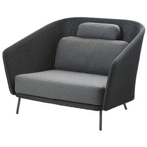 Mega Lounge Armchair Graphite incl. Airtouch Cushion Set