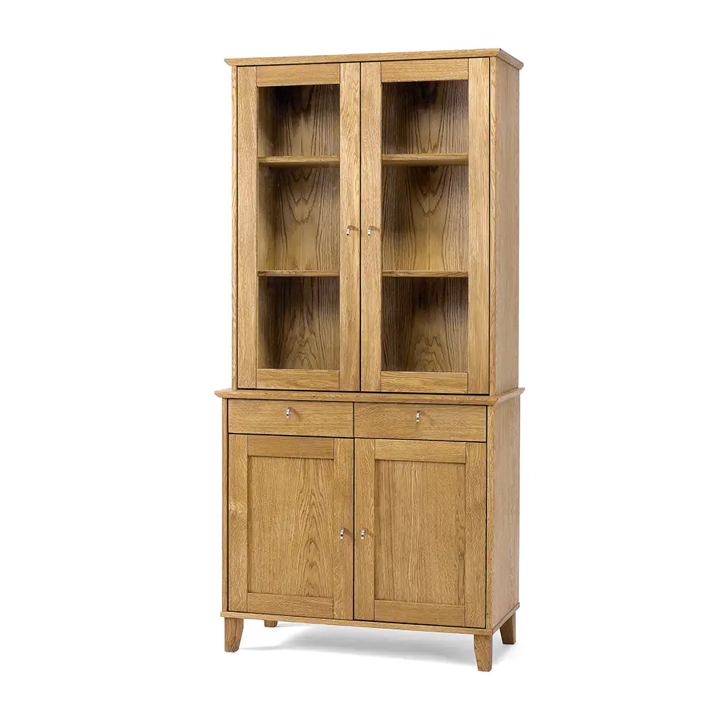 Ekliden display cabinet oiled oak