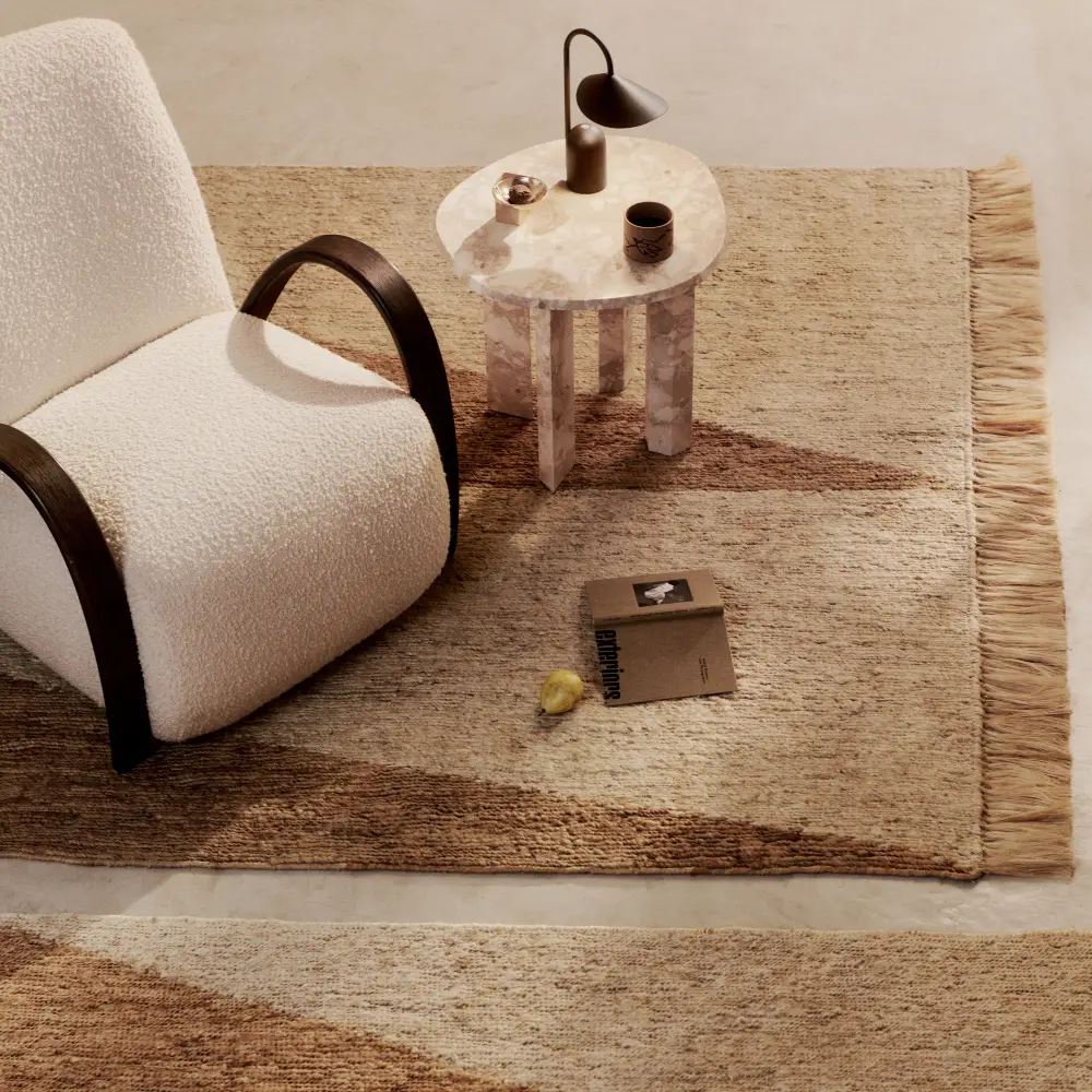 Studie Rug 170x240 cm- Natural/Off-white