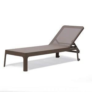 Plano sun lounger Tabacco - Castagno 